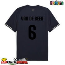 Camisa de Futebol Girona Donny van de Beek #6 Equipamento Alternativo 2025-26 Manga Curta
